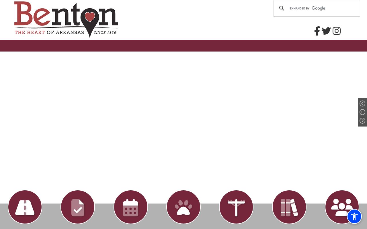 Benton criminal history official city source