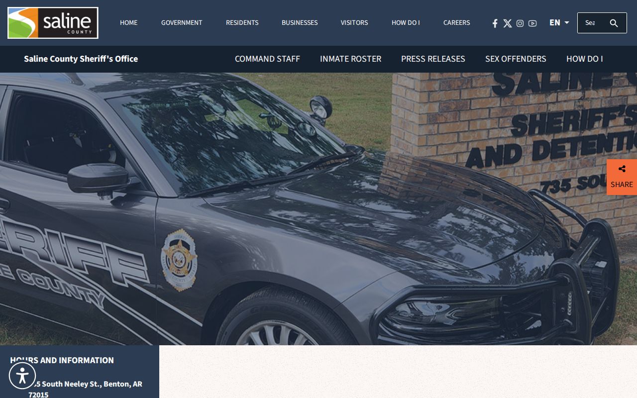 Saline County criminal history sheriff records